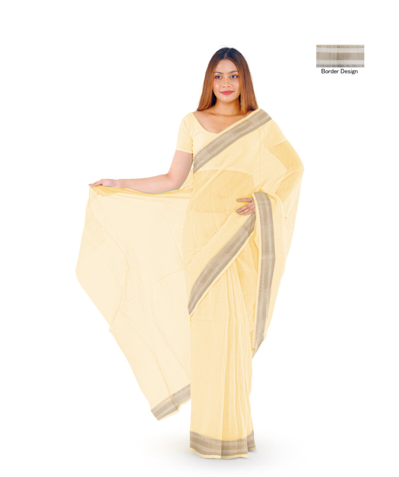 Organza Cotton Saree OCS 7301C